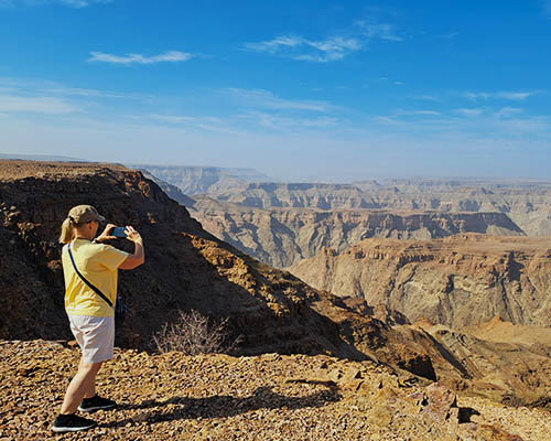 Discover the breathtaking beauty of Fish River Canyon with scenic trails, awe-inspiring vistas, and unforgettable natural wonder.