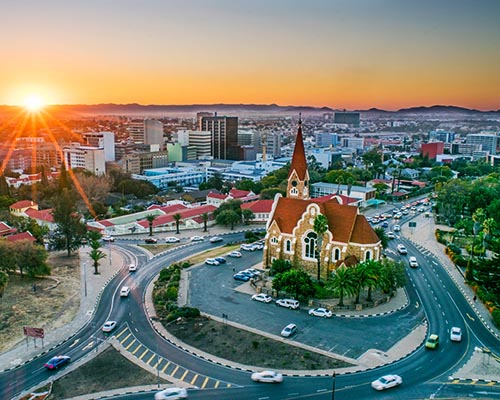 Namibia’s capital—where modern city life meets rich culture, colonial histor