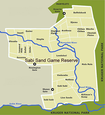 The Sabi Sands Game Reserve is renowned world-wide for its excellent game viewing and luxurious lodges.