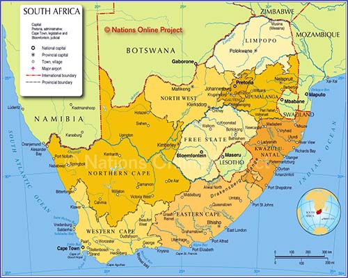 South Africa Map