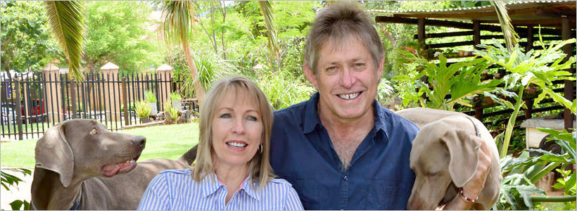 Glen & Susan Findlay - owners of Go SAfari