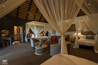 Inyati Game Lodge Family Room