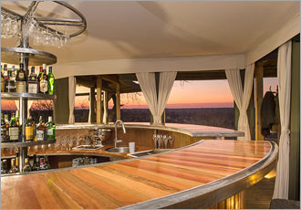 Enjoy a beverage with 360 degree views in a bar high up