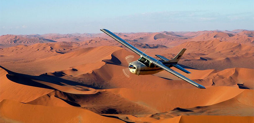 Flying will give you a different perspective on Namibia