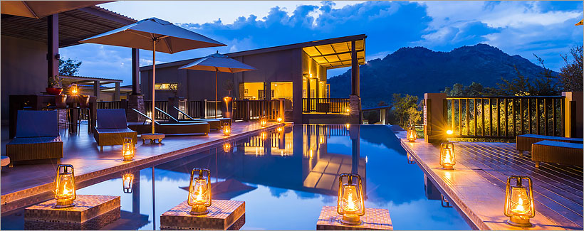 Tambuti Lodge, boma dining in style, under the stars