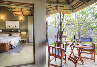 Spaceous rooms, with table and chairs outside to speak easy