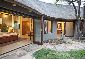 Return to your suite after a game drive and simply relax